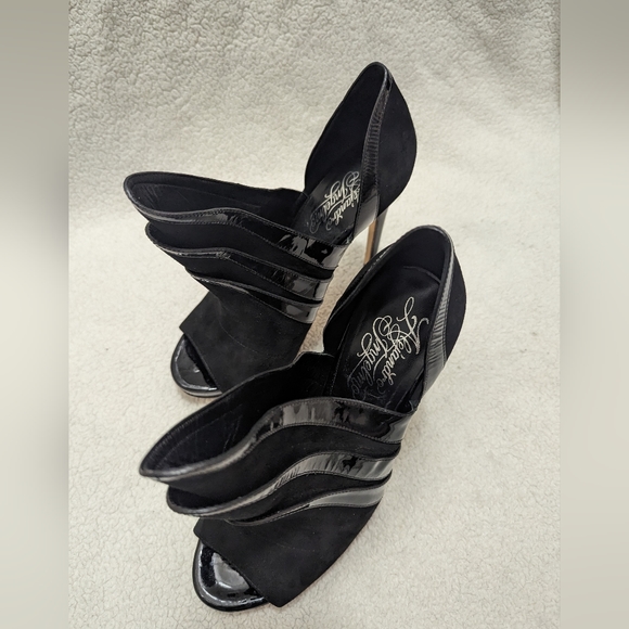 Alejandro Ingelmo Origami Peep Toe Bootie Heels!! - Picture 7 of 14